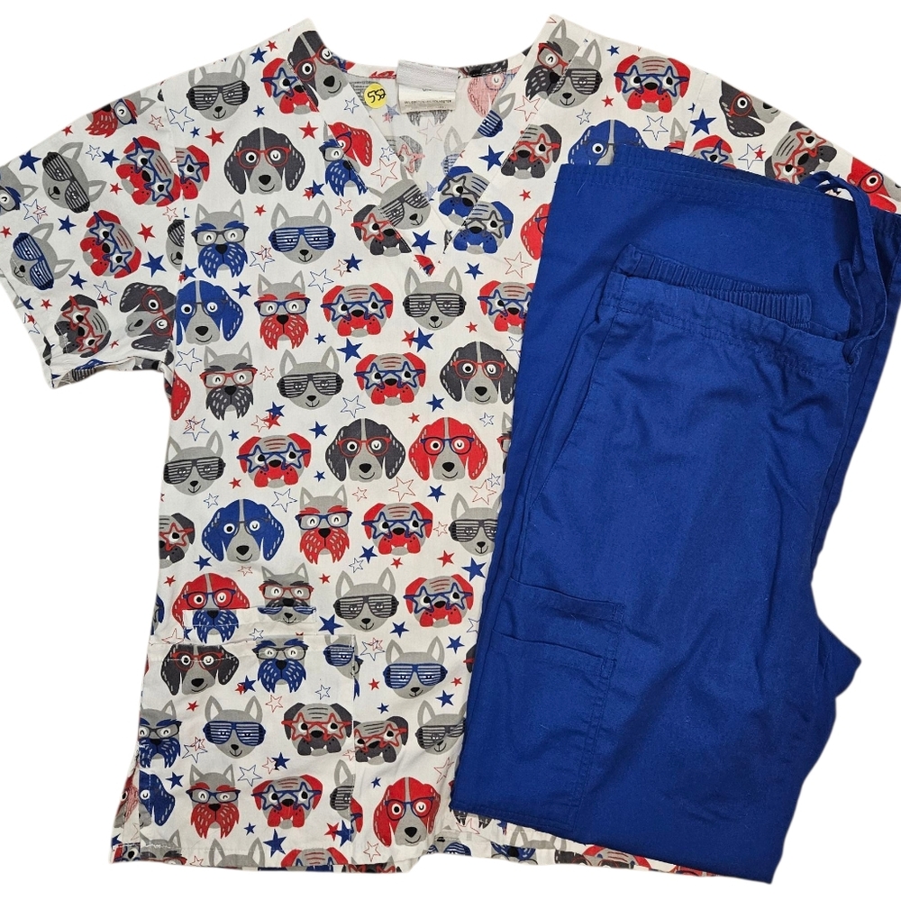 Dogs Scrub Set